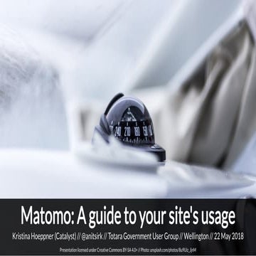 Matomo: A guide to your site's usage