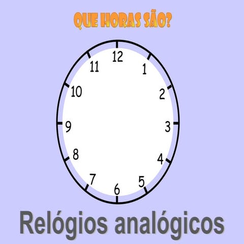 Mat relogio analogico1