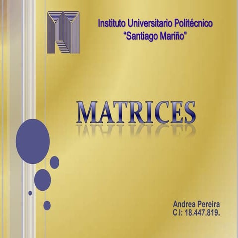 Matrices