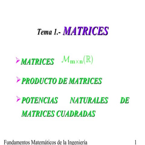 Monografia matrices en la ing. civil | DOCX