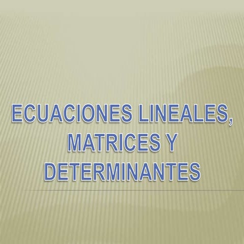 Matrices 