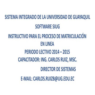Evaluacion docente sistema siug | PPTX