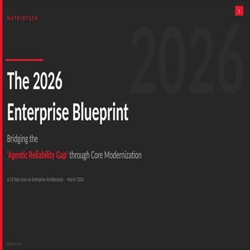 The 2026 Enterprise AI Architecture: A Blueprint for the Post-Copilot ...