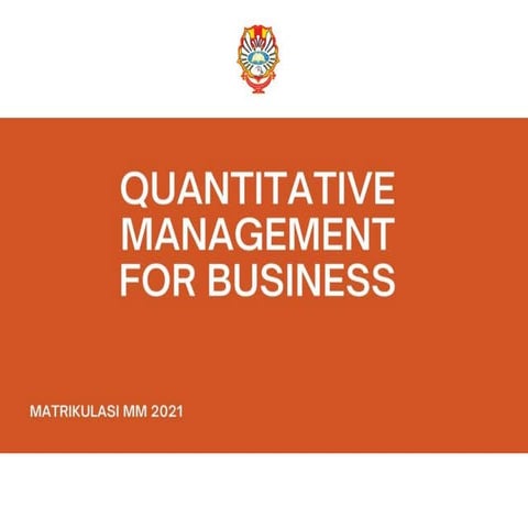 matrikulasi MM analisiskuantitatif