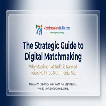 Why MatrimonialsIndia Reviews Matter Before Choosing a Matchmaking ...
