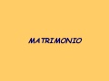 Matrimonio