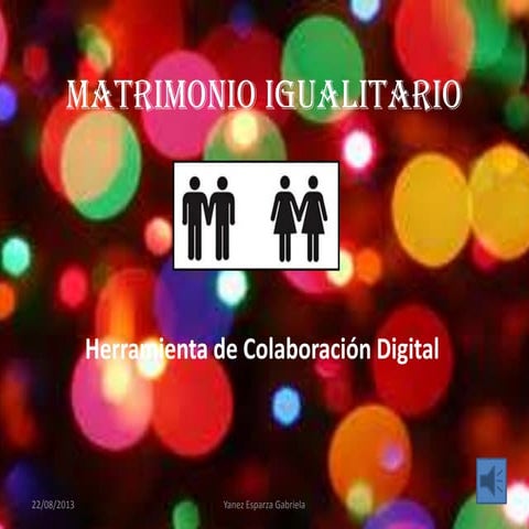 Matrimonio igualitario