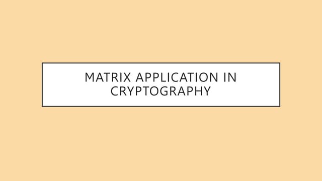 matrix -cryptography 1.pptx