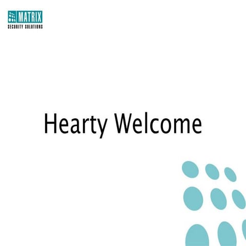 Matrix Cosec Tam Presentation V1 R1