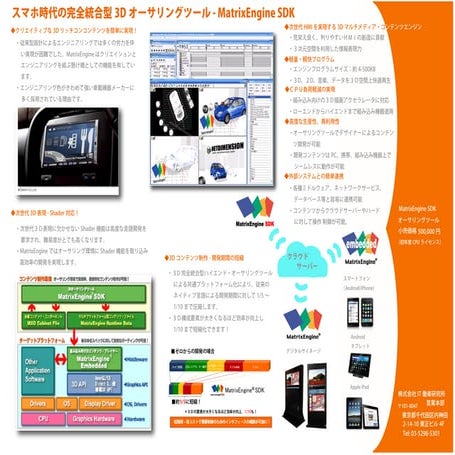 MatrixEngine SKD説明チラシ