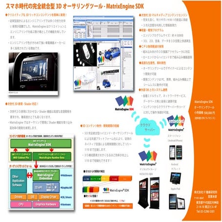 Matrix enginesdkチラシ