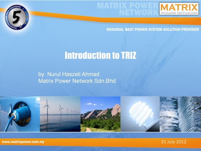 Introduction To TRIZ