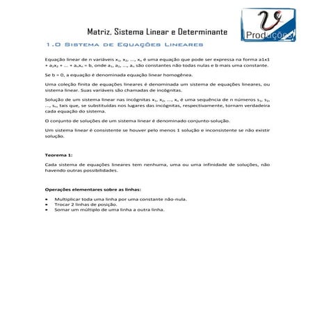 Matriz sistema-linear-e-determinante