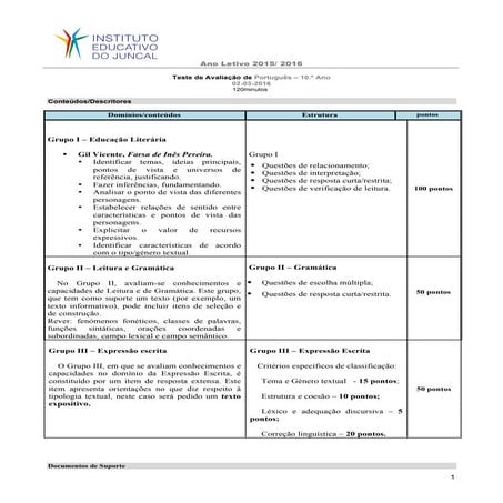 Matriz -teste-4-10 3481 | PDF