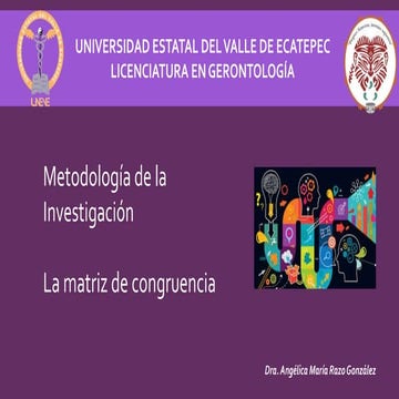 Matriz de congruencia en la investigación