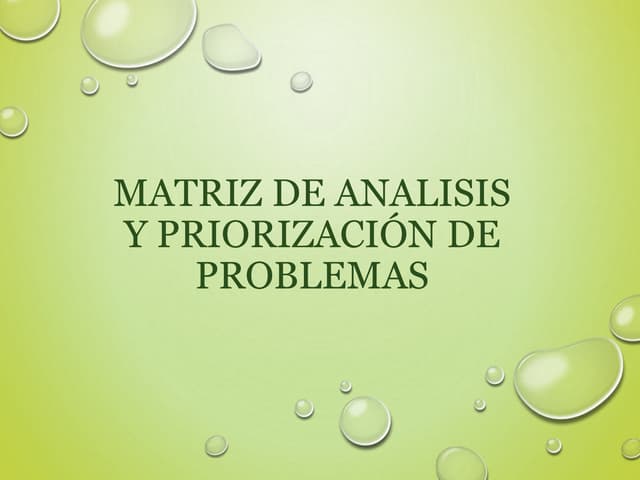 Matriz de analisis y priorizacion d...