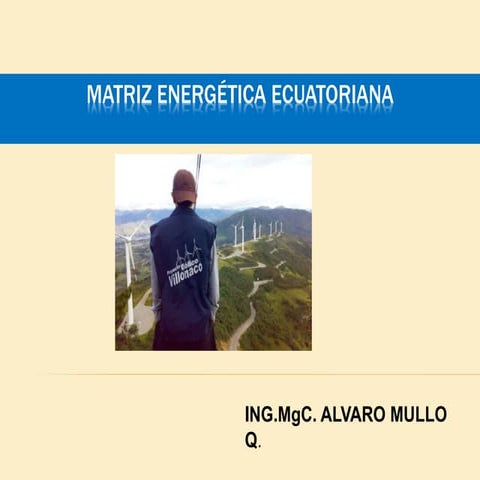 centrales de generación eléctrica en el ecuador | PDF