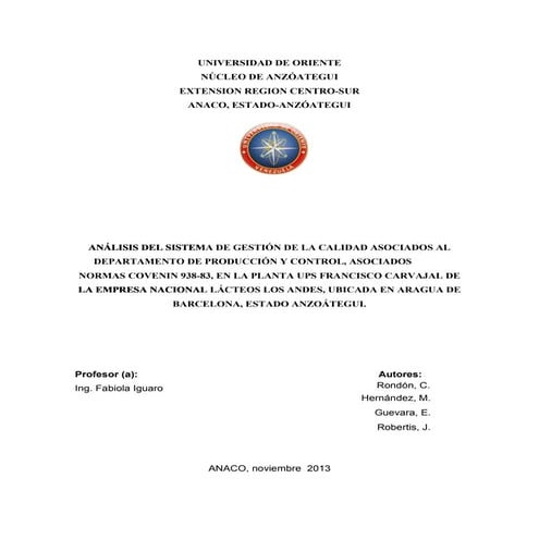 Matriz de Analisis FODA los ENLANDES