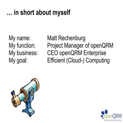 Matt Rechenburg - Save big bucks with Cloud Computing