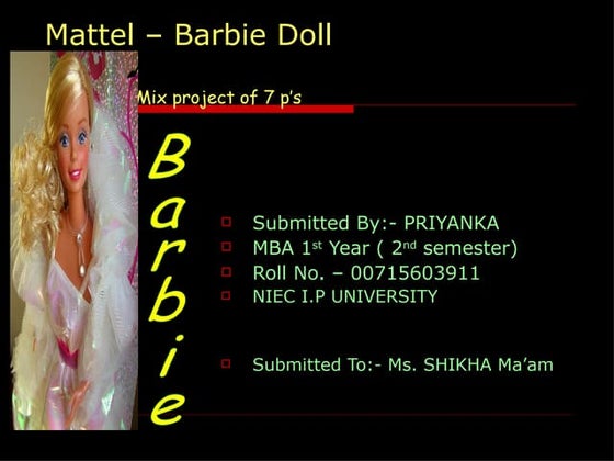 Mattel – barbie doll