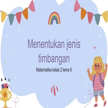 menentukan jenis timbangan