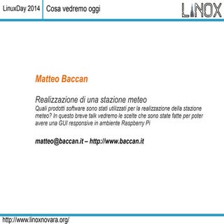 Creazione di una stazione meteo con...