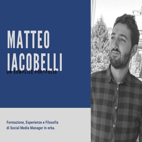 Matteo iacobelli - Un Semplice Portfolio | PDF