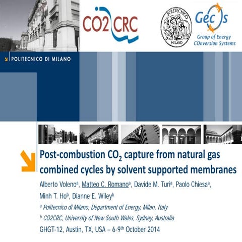 Post-combustion CO2 capture from natural gas combined cycles by solvent ...