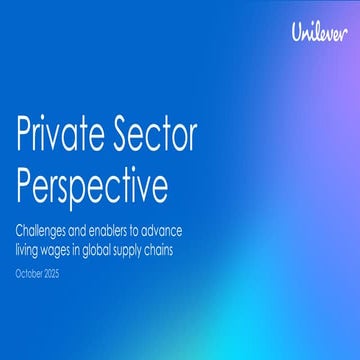 Insights on Living Wage from the Research of IPSP -27-Oct-Barriers & Enablers of Living Wage, Matteo Squire