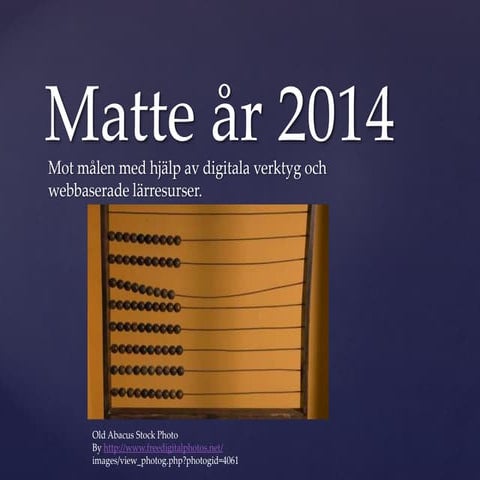 Matte år 2014