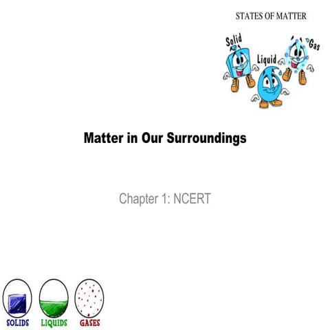 Matter in Our Surroundings
