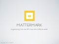Mattermark 2nd (Final) Series A Deck