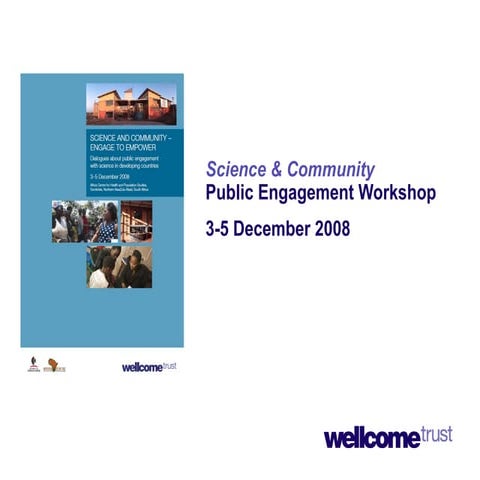 Science & Community Public Engagement Workshop