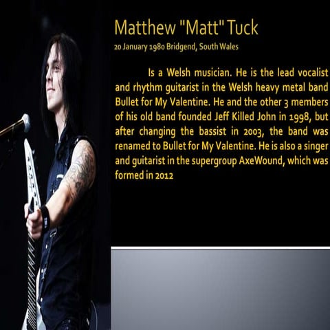 Matthew Tuck | PPT
