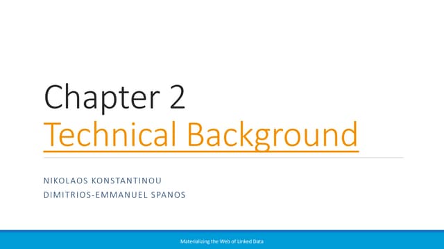 Technical Background