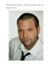 Matthew Krivitsky – Rising meteoric...