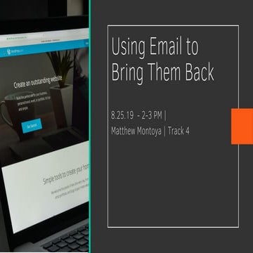 WCORL - Using Email to Bring Them Back