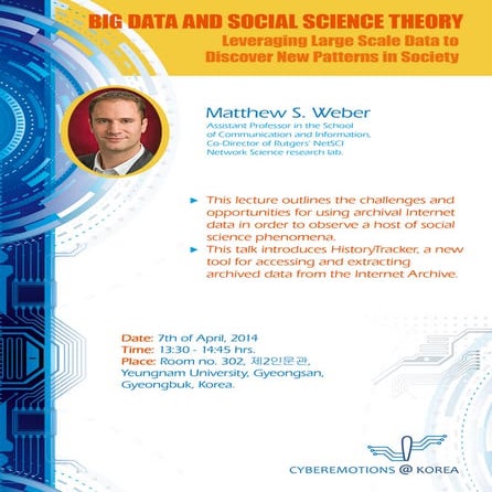 Big Data and Social Science Theory: Leveraging Large Scale Data to Discover N...
