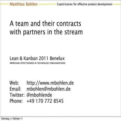 Matthias bohlen   team and contracts