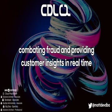 Matt Houghton - AWS Comsum - October 2019