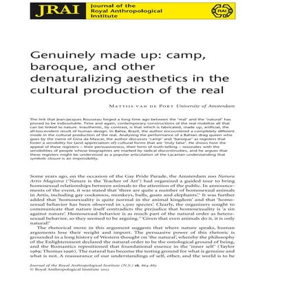 Mattijs van de port genuinely made up