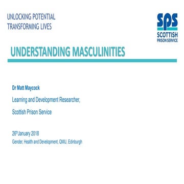 Matt maycock   understanding masculinity 26th jan 2018
