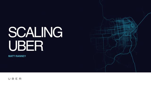 Microservices Practitioner Summit Jan '15 - Scaling Uber from 1 to 100s of Se...