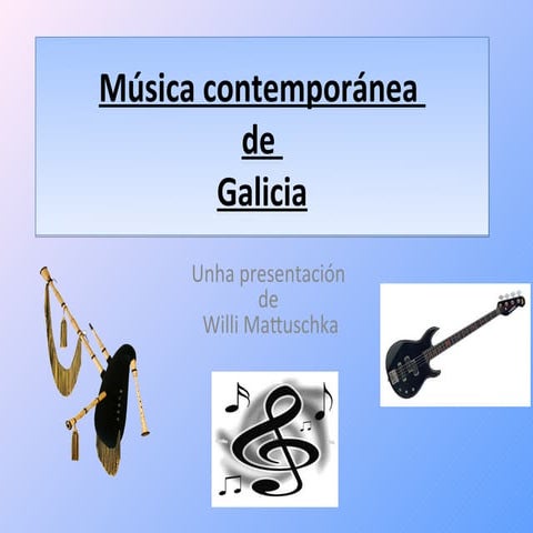 Música galega actual