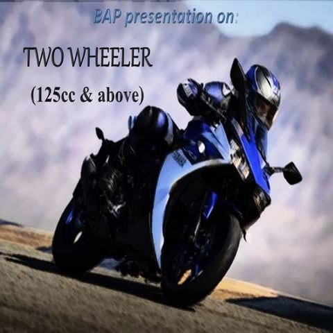 TWO WHEELER INDUSTRY(125cc&above)
