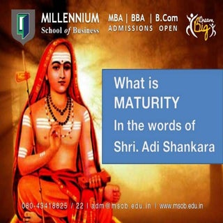 MATURITY - Follow the words of Sri ...
