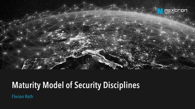 Maturity Model of Security Disciplines 