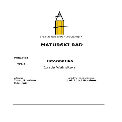 Maturski rad -  Izrada Web site-a.pdf