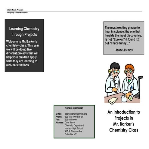 10 Best Chemistry Project Topics For Students | PPTX