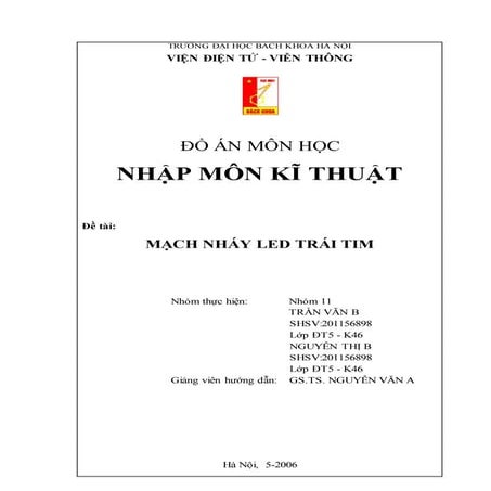 Mẫu báo cáo bài tập lớn